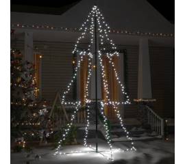 Brad crăciun conic, 300 led-uri, 120x220 cm, interior&exterior
