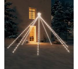 Lumini pentru bradul de crăciun, 576 led-uri, alb rece, 3,6 m
