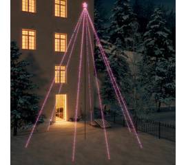 Cascadă lumini brad crăciun 1300 leduri colorat 8 m, int./ext.