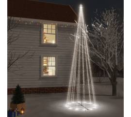 Brad de crăciun conic, 1134 led-uri, alb rece, 230x800 cm