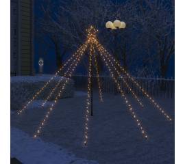 Cascadă lumini pom crăciun 2,5 m interior/exterior 400 leduri