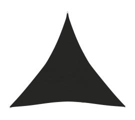 Pânză parasolar, negru, 3,6x3,6x3,6 m, hdpe, 160 g/m²
