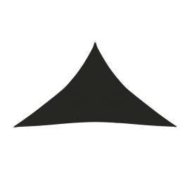 Pânză parasolar, negru, 5x5x6 m, hdpe, 160 g/m²