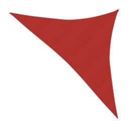 Pânză parasolar, roșu, 3,5x3,5x4,9 m, hdpe, 160 g/m²
