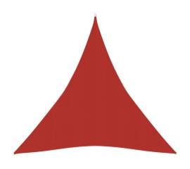Pânză parasolar, roșu, 5x6x6 m, hdpe, 160 g/m²