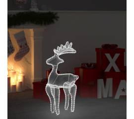 Decorațiune de crăciun ren, cu plasă, 306 led-uri, 60x24x89 cm