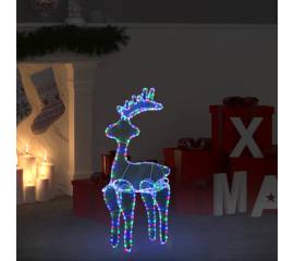 Decorațiune de crăciun ren, cu plasă, 306 led-uri, 60x24x89 cm