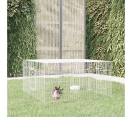 Cușcă pentru iepuri, 110x110x55 cm, fier galvanizat