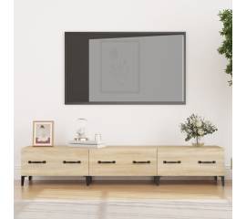 Comodă tv, stejar sonoma, 150x34,5x30 cm, lemn prelucrat