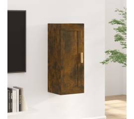 Dulap de perete, stejar fumuriu, 35x34x90 cm, lemn prelucrat