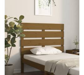 Tăblie de pat, maro miere, 100x3x80 cm, lemn masiv de pin