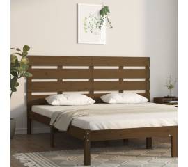 Tăblie de pat, maro miere, 200x3x80 cm, lemn masiv de pin