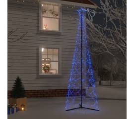 Brad de crăciun conic, 500 led-uri, albastru, 100x300 cm