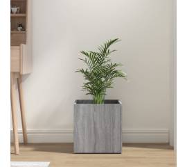 Jardinieră cutie, stejar sonoma, 40x40x40 cm, lemn compozit