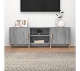 Comodă tv, gri sonoma, 150x30x50 cm, lemn prelucrat