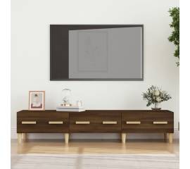 Comodă tv, stejar maro, 150x34,5x30 cm, lemn compozit
