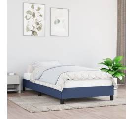 Cadru de pat, albastru, 80x200 cm, material textil
