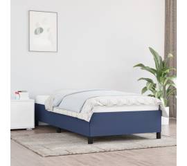 Cadru de pat, albastru, 80x200 cm, material textil