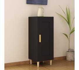 Servantă, negru, 34,5x34x90 cm, lemn compozit