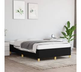 Cadru de pat, negru, 120x200 cm, material textil