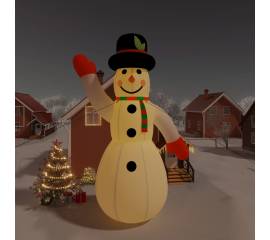Om de zăpadă gonflabil pentru crăciun, cu led-uri, 1000 cm