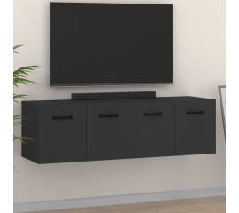 Dulapuri de perete, 2 buc., negru, 80x35x36,5 cm, lemn compozit