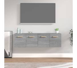 Dulapuri tv de perete, 2 buc., gri sonoma, 60x36,5x35 cm, lemn