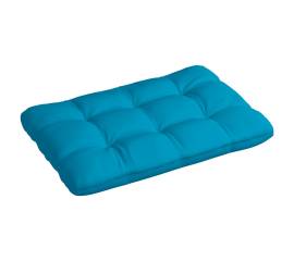 Pernă canapea din paleți, albastru, 120 x 80 x 12 cm
