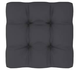 Pernă canapea din paleți, antracit, 70x70x12 cm