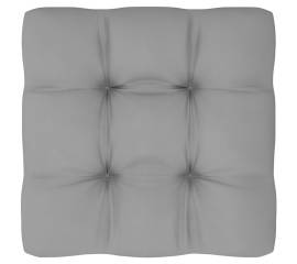 Pernă canapea din paleți, gri, 70x70x12 cm