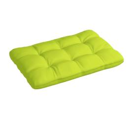 Pernă canapea din paleți, verde aprins, 120x80x12 cm, textil