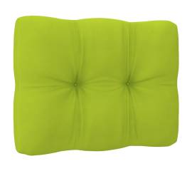 Pernă canapea din paleți, verde crud, 50 x 40 x 12 cm