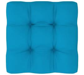 Pernă pentru canapea din paleți, albastru, 60x60x12cm