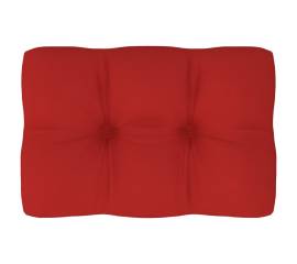Pernă pentru canapea din paleți, roșu, 60 x 40 x 12 cm