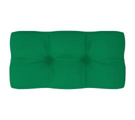 Pernă pentru canapea din paleți, verde, 80 x 40 x 12 cm
