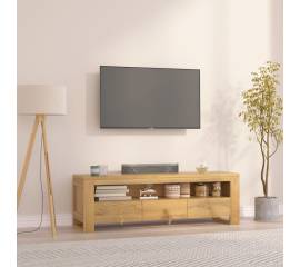 Comodă tv, 110x30x35 cm, lemn masiv de tec