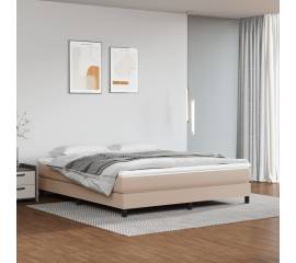 Saltea de pat cu arcuri, cappuccino, 160x200x20 cm, piele eco