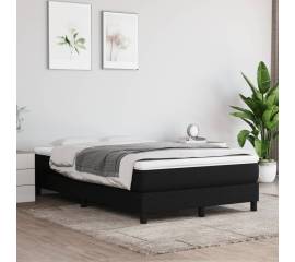 Saltea de pat cu arcuri, negru, 120x200x20 cm, textil