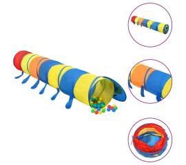Tunel de joacă pentru copii, multicolor, 245 cm, poliester