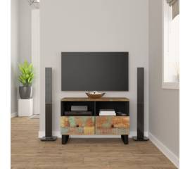 Comodă tv, 70x33x46 cm, lemn masiv reciclat