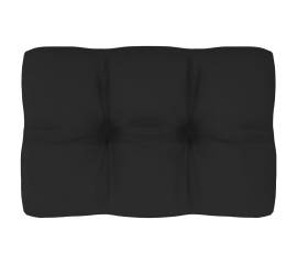 Pernă pentru canapea din paleți, negru, 60 x 40 x 12 cm