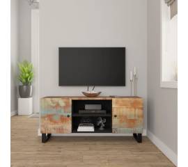 Comodă tv, 105x33x46 cm, lemn masiv reciclat