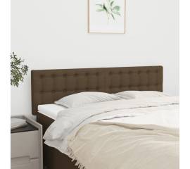 Tăblii de pat, 2 buc., maro închis, 72x5x78/88 cm, textil