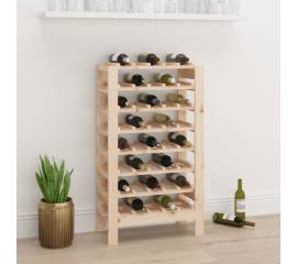 Suport de vinuri, 61,5x30x107,5 cm, lemn masiv de pin