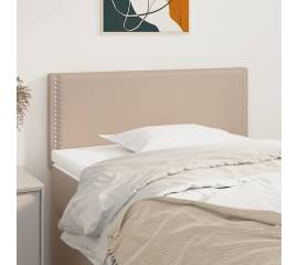 Tăblie de pat, cappuccino, 100x5x78/88 cm, piele ecologică