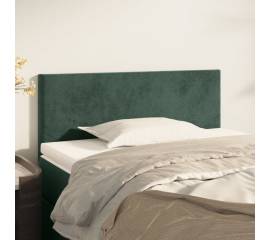 Tăblie de pat, verde închis, 80x5x78/88 cm, catifea