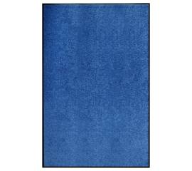Covoraș de ușă lavabil, albastru, 120 x 180 cm