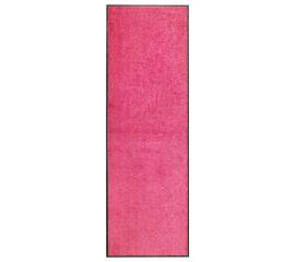 Covoraș de ușă lavabil, roz, 60 x 180 cm