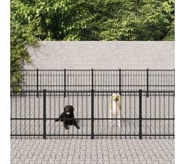 Padoc pentru câini de exterior, 39,52 m², oțel