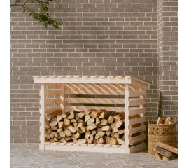 Rastel pentru lemne de foc, 108x73x79 cm, lemn masiv pin